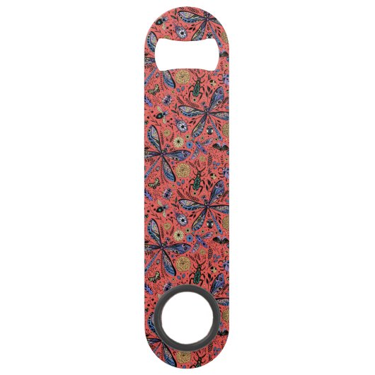 Bugs de Doodle sur corail rouge (Dos)