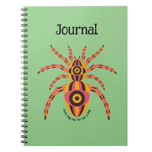 Bugs - Don't Bug Me, I'm Not A Bug, Spider Journal (Devant)