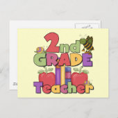 Bugs en appels 2e Grade Tshirts en geschenken Briefkaart (Voorkant / Achterkant)