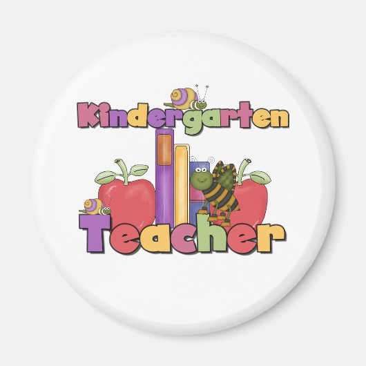 Bugs en Apples Kindergarten Magneet (Voorkant)