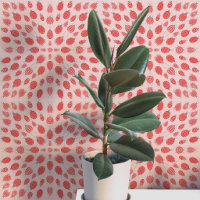Bugs en Kevers Patroon Rood op Roze