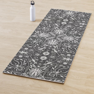 Bugs, gebroken wit op zwart yogamat