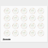 Bugs Girl Birthday Insect Party Stickers (Feuille)