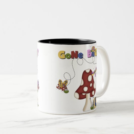 Bugs Gone Buggy Tweekleurige Koffiemok (Voorkant rechts)