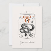 Bugs & Hisses Carte de voeux Halloween (Devant)