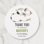 Bugs & Insecten  verjaardagsfeestje Bedankjes Labels (Voorkant)