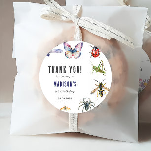 Bugs & Insecten verjaardagsfeestje Bedankjes Labels