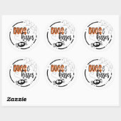 Bugs & Kisses Cirkel Halloween Stickers (Vel)