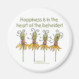 Bugs op bloemen magneet