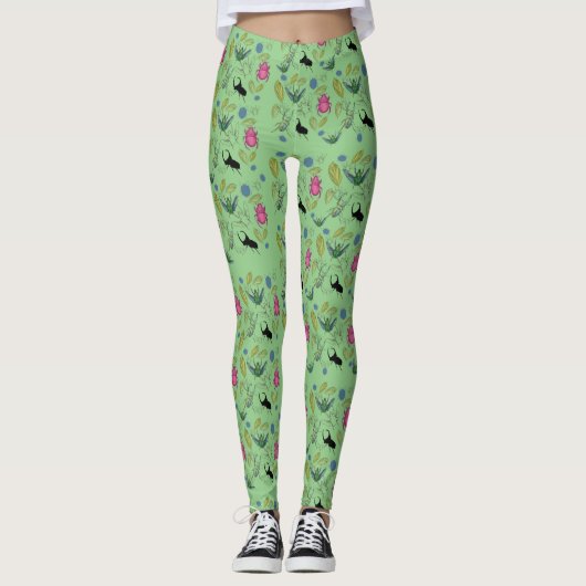Bugs Pattern Leggings