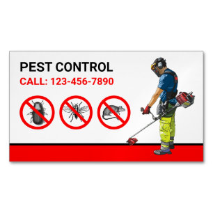 Bugs Verwijdering Professionele Ongediertebestrijd Magnetisch Visitekaartje