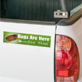 Bugs zijn hier...Isopod Edition Bumpersticker (Op Truck)