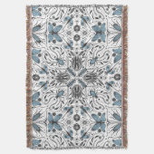 Bugs, zwart en blauw deken (Voorkant Verticaal)