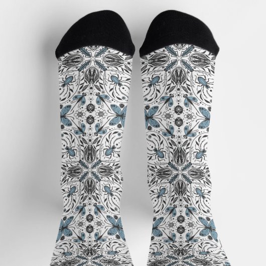 Bugs, zwart en blauw sokken (Top)