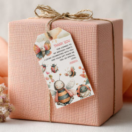 BUGTASTIC Insects Cute Kids' Birthday Thank You  Cadeaulabel