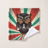 Búho bad handdoek (Wasdoekje)