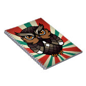 Búho De La Suerte Notitieboek (Rechterzijde)