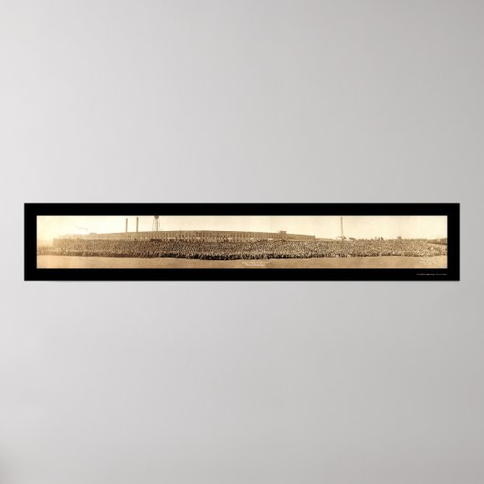 Buick Motor Employees Foto 1913 Poster (Voorkant)