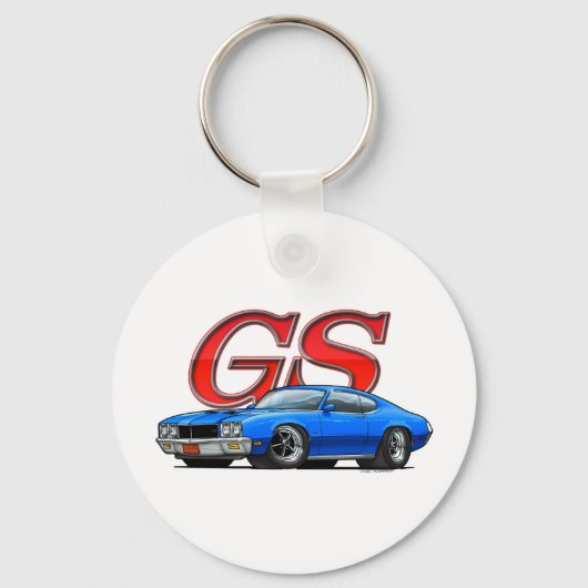 BuickGS_blauw Sleutelhanger (Voorkant)