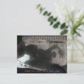 Buig, buig het licht als het je raakt briefkaart (Staand voorkant)