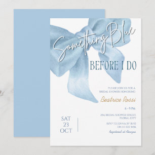 Buig iets blauw stoffig minimalistisch Vrijgezelle Kaart