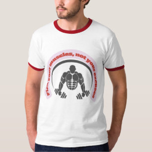 Buig je spieren t-shirt