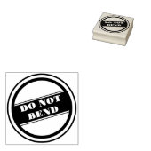 BUIG NIET RUBBERSTEMPEL (Gestempeld)