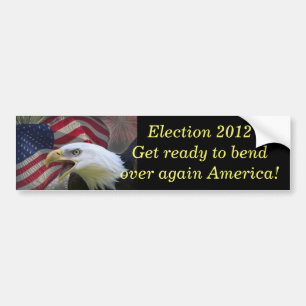 Buig over Amerikaanse bumpersticker