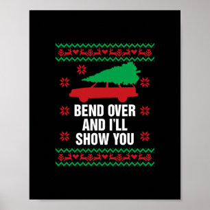 Buig over en i' ll show u kerstpaar m poster
