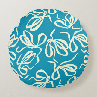 Buig patroon, naadloze textuur. Voor mode prints Rond Kussen