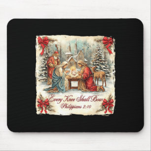 Buig Santa Kerststal Elk Knie Zal Muismat