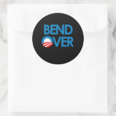 Buig voor Obama Ronde Sticker (Tas)