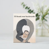 Buigen over Briefkaart van back-endagent voor onro (Staand voorkant)