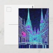 Buigende Akropolis Briefkaart (Voorkant / Achterkant)