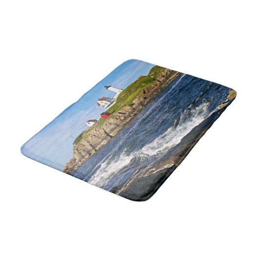 Buigvuurtoren (Cape Neddick Light) - Bath Mat (Gekanteld)