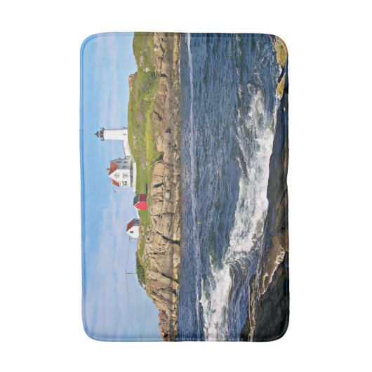 Buigvuurtoren (Cape Neddick Light) - Bath Mat (Voorkant Verticaal)