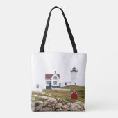 Buigvuurtoren over de Canvas tas van de Druk (Achterkant)