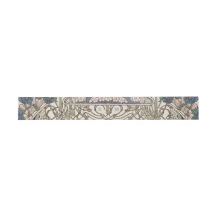Buikband Art Nouveau Mucha Monogram Initialen Uitnodigingen Wikkel