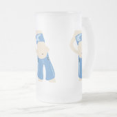 buikbierglas matglas bierpul (Voorkant rechts)