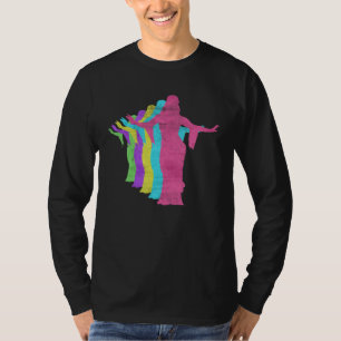 Buikdans Vrouw 80s Kleuren 1980s T-shirt