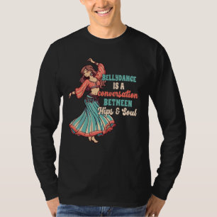 Buikdansen Buikdans Gesprek tussen de heup T-shirt