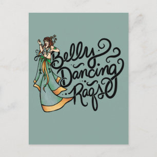 Buikdansen Raqs Buikdanseres Briefkaart