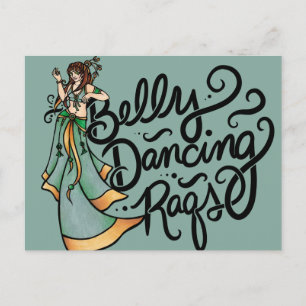 Buikdansen Raqs Buikdanseres Briefkaart