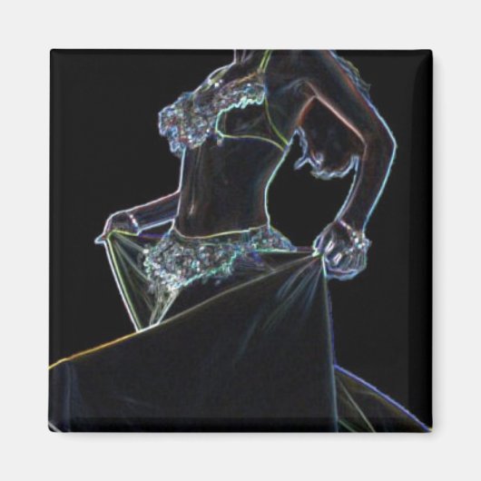 buikdanser magneet (Voorkant)