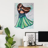 Buikdanser Poster (Thuiskantoor)