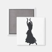 buikdansmagneet magneet (Voorkant / Achterkant)