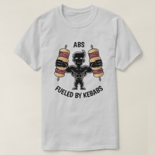 Buikspieren en Kebab T-shirt