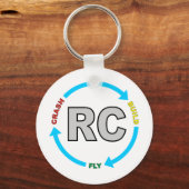 Build Crash Fly RC Sleutelhanger (Voorkant)