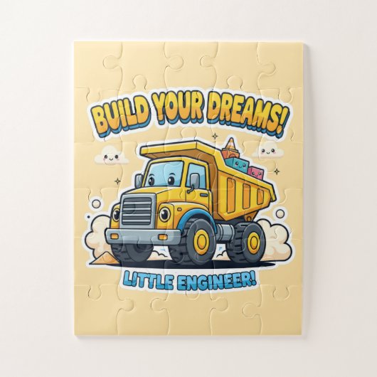 Build Your Dreams! Little Engineer - Cheerful Legpuzzel (Verticaal)