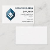 Builder Contractor Developer Real Estate Agent Visitekaartje (Voorkant / Achterkant)